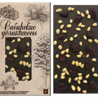 Шоколад темный с клюквой и кедровым орехом  Libertad, 80 г - Интернет-магазин здорового питания «УРАЛНАТС», Екатеринбург