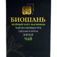 Чай зеленый с жасмином "БИОШАНЬ", 80г - Интернет-магазин здорового питания «УРАЛНАТС», Екатеринбург