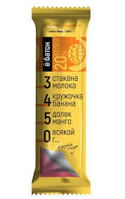 Батончик протеиновый манго-банан "Ё-батон" 50г - Интернет-магазин здорового питания «УРАЛНАТС», Екатеринбург