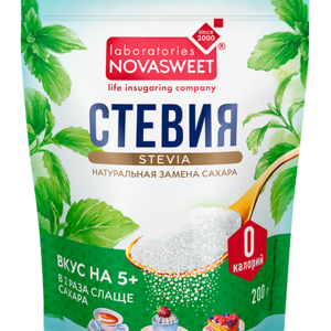 Стевия Novasweet 200г - Интернет-магазин здорового питания «УРАЛНАТС», Екатеринбург