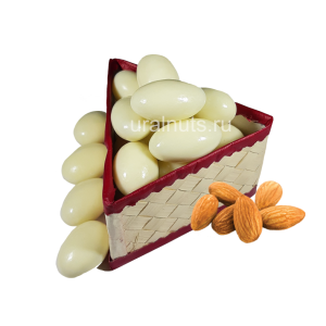 Миндаль в белом шоколаде - Интернет-магазин здорового питания «УРАЛНАТС», Екатеринбург
